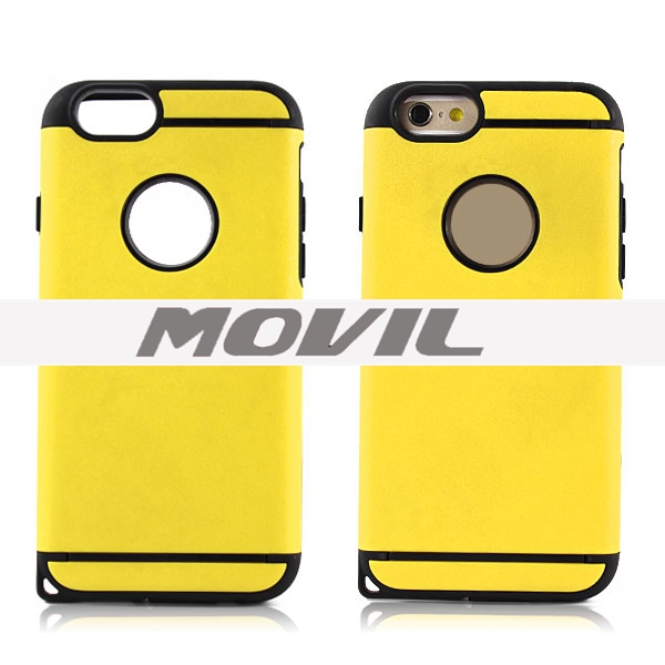 NP-2437 2 en 1 tpu    pc funda  para Apple iPhone 6-1